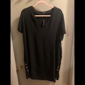 NWT Madewell Side-Button Easy Shift Dress
